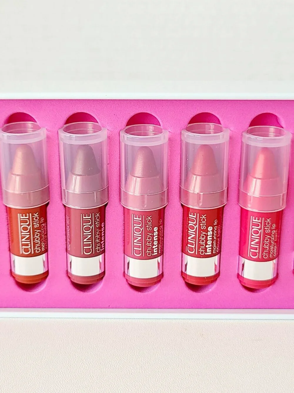 CLINIQUE The Chubbettes 20pc Chubby Stick Moisturizing Lip Colour Balm MINIs Set